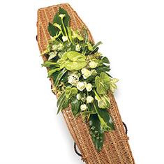 Mix Green Casket Spray