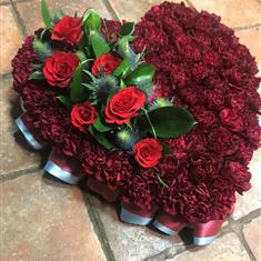 Claret &amp; Blue Heart