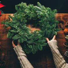 Make Your Own Chrismas Wreath Kit 